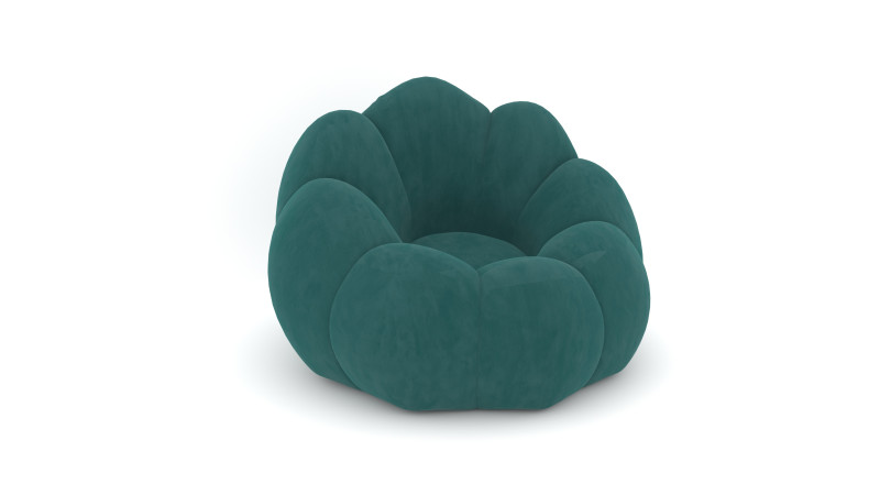 Round sofa chair Modelo 3D .c4d .max .obj .3ds .fbx .stl .blend