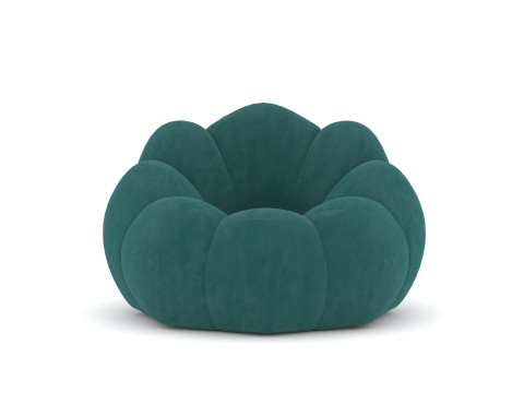 Round sofa chair Modelo 3D