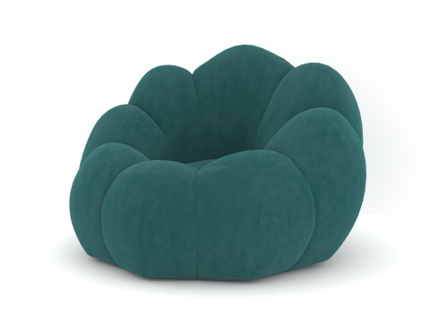 Round sofa chair Modelo 3D