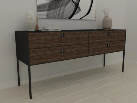 Consola moderna Modelo 3D