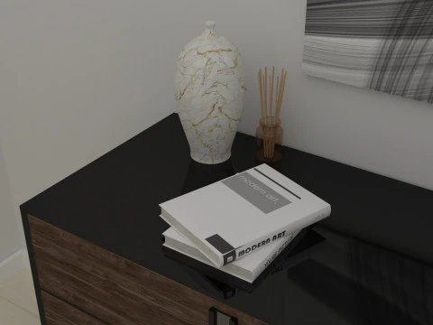 Consola moderna Modelo 3D