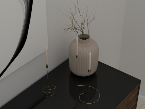 Modern console Modello 3D