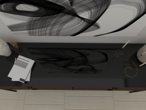 Modern console Modello 3D