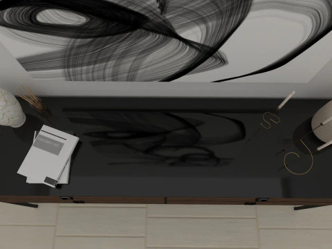 Consola moderna Modelo 3D