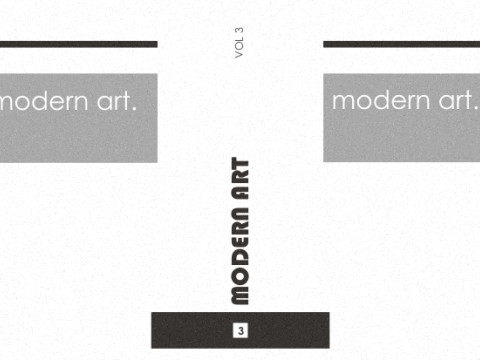 Modern console Modello 3D