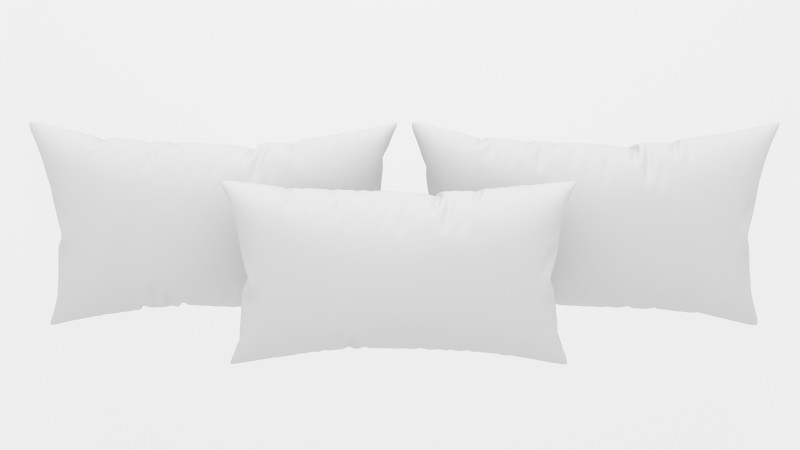 White pillow Modelo 3D .c4d .max .obj .3ds .fbx .stl .blend 