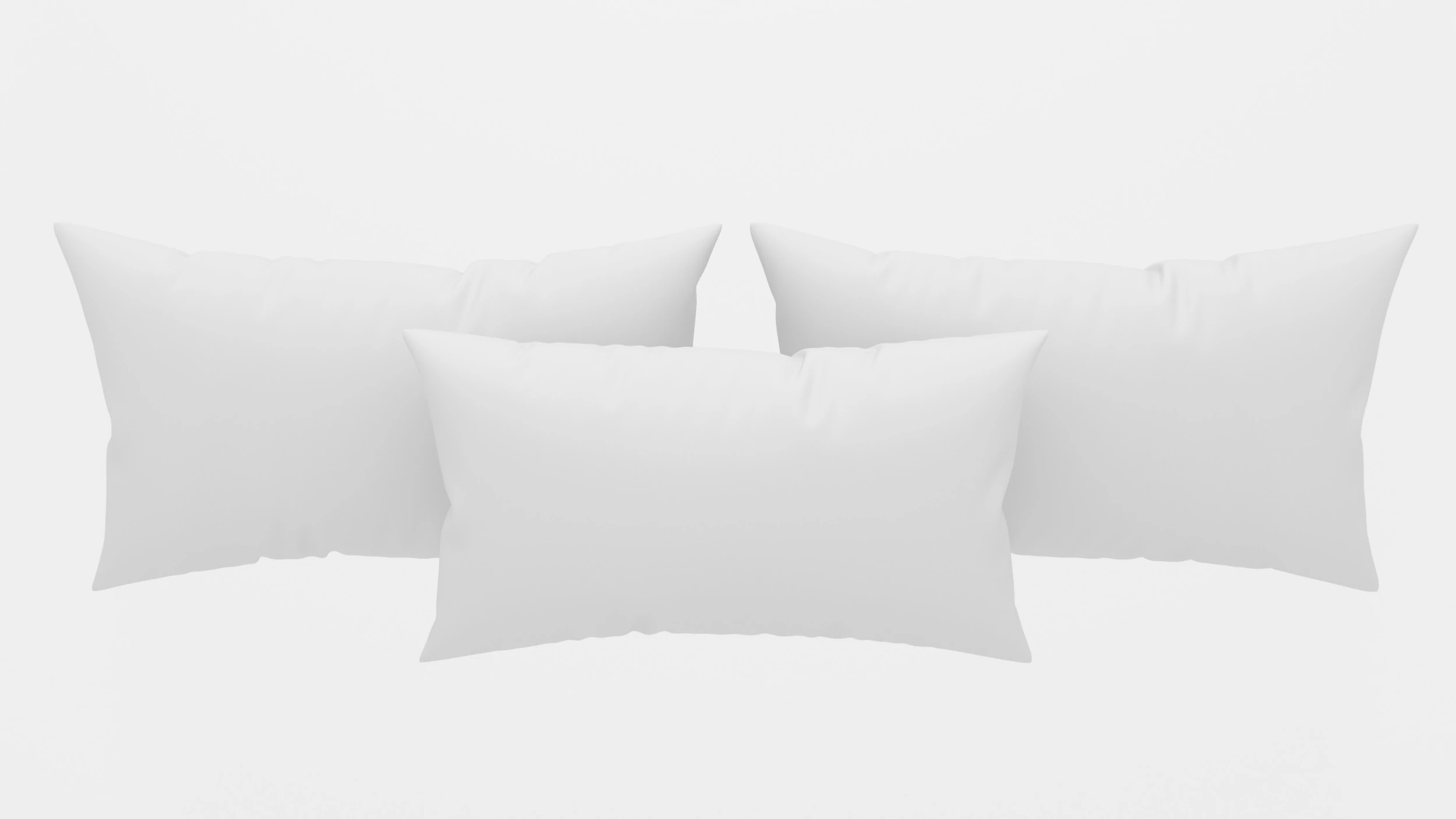 White pillow 3D Model .c4d .max .obj .3ds .fbx .stl .blend 
