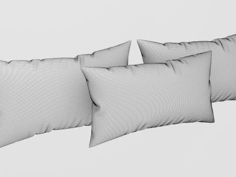 White pillow 3D Model