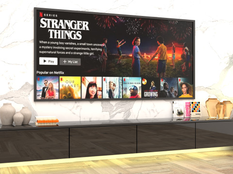 Tv Wall Unit 3D-Modell