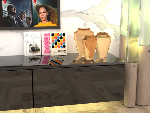 Tv Wall Unit 3D-Modell