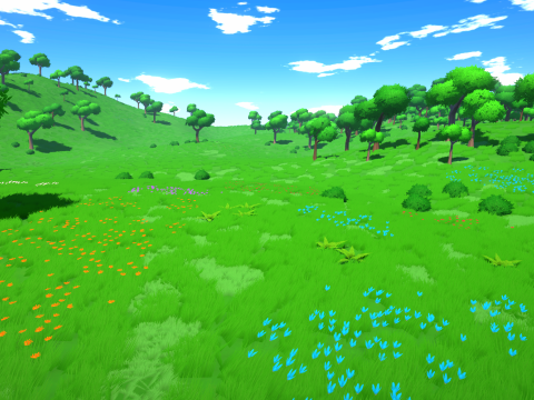 Forest - Stylized Fantasy Environment 3D Model