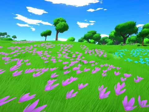 Forest - Stylized Fantasy Environment 3D Model