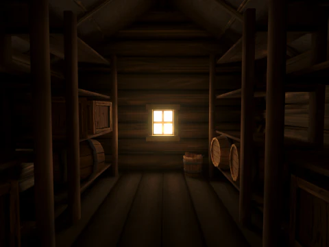 Village - Stylized Fantasy Environment 3D Model