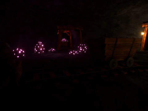 Mine - Stylized Fantasy Environment 3D Model