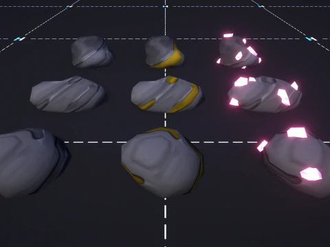 Mine - Stylized Fantasy Environment 3D Model