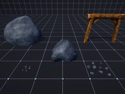 Mine - Stylized Fantasy Environment 3D Model