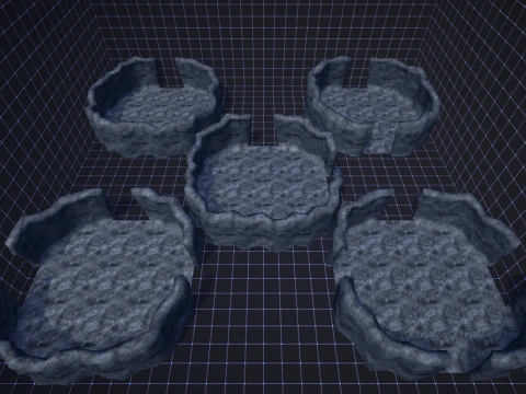 Mine - Stylized Fantasy Environment 3D Model