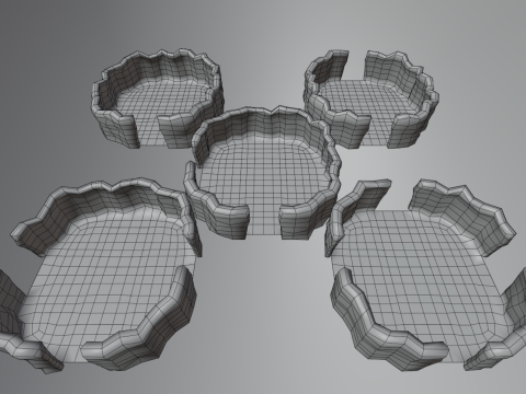 Mine - Stylized Fantasy Environment Modelo 3D