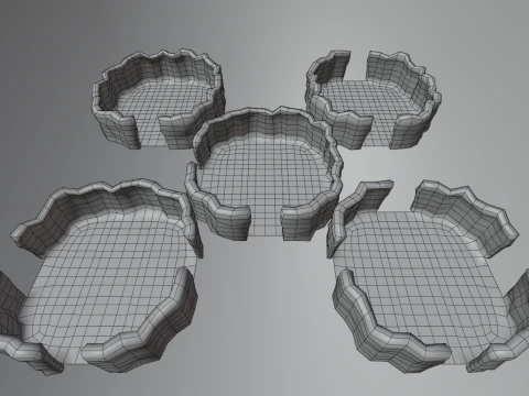 Mine - Stylized Fantasy Environment 3D Model