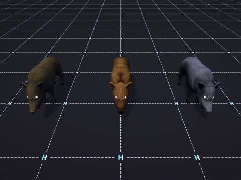 Forest Animals - Stylized Fantasy Characters Modèle 3D