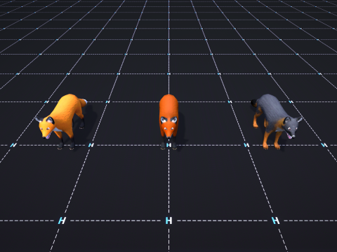 Forest Animals - Stylized Fantasy Characters Modèle 3D