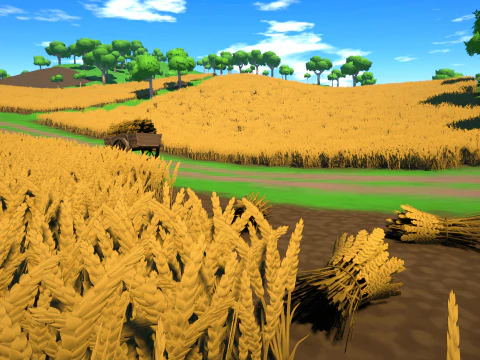 Farm - Stylized Fantasy Environment 3D Model