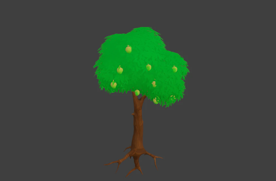Manggo Fruits 3D Model .c4d .max .obj .3ds .fbx .stl .blend 