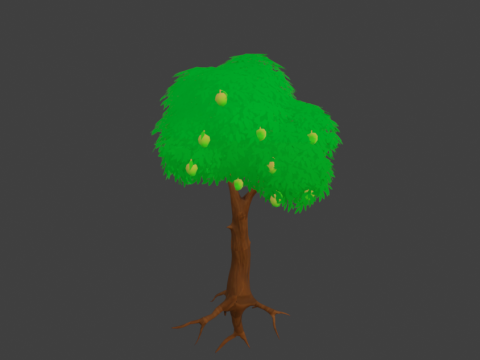 Manggo Fruits 3D Model