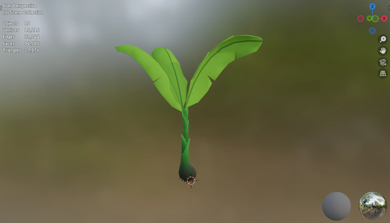 Banana Tree 3D Model .c4d .max .obj .3ds .fbx .stl .blend 