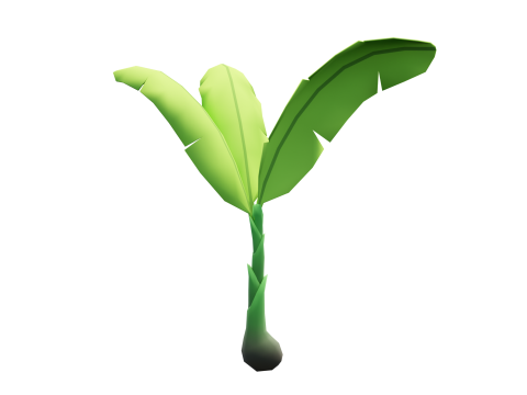 Banana Tree 3D Model