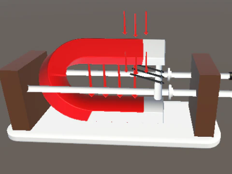 Lorentz Magnetic Field 3D Model