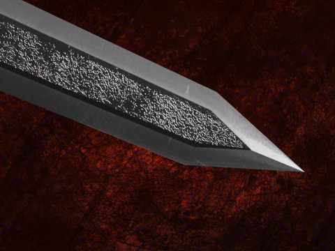 Dragon Slayer Berserk Sword LowP FanArt Free low-poly 3D मॉडल