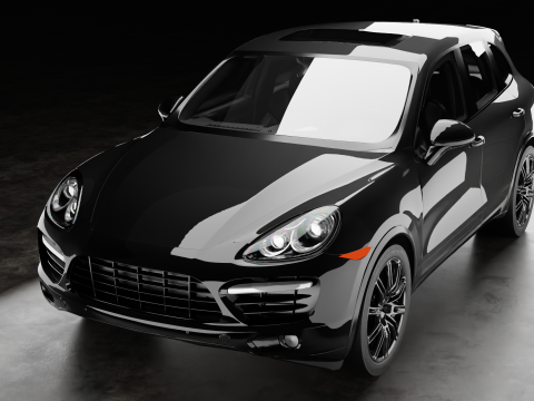 Porsche Cayenne Turbo 3D Model