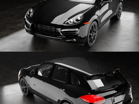 Porsche Cayenne Turbo 3D Model