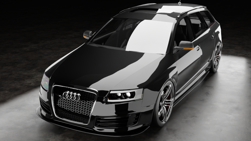 Audi-RS6-C6 3D 模型 .c4d .max .obj .3ds .fbx .stl .blend 