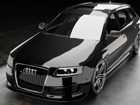 Audi-RS6-C6 Modello 3D