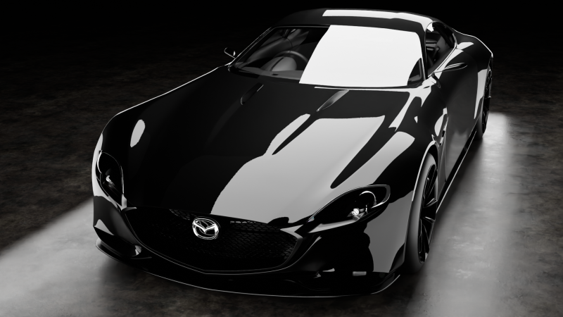 Mazda-RX-Vision 3D 모델 .c4d .max .obj .3ds .fbx .stl .blend
