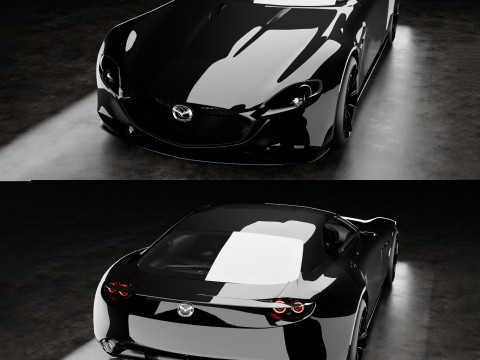 Mazda-RX-Vision 3D 모델