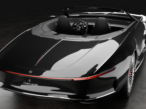 Vision-mercedes-maybach-6-cabriolet 3D Model