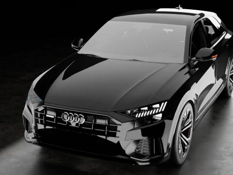 Ауди-rsq8 3D Модель