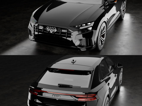 Audi-rsq8 3Dモデル