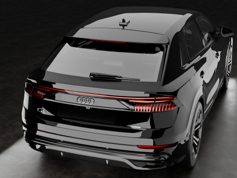 Audi-rsq8 3Dモデル