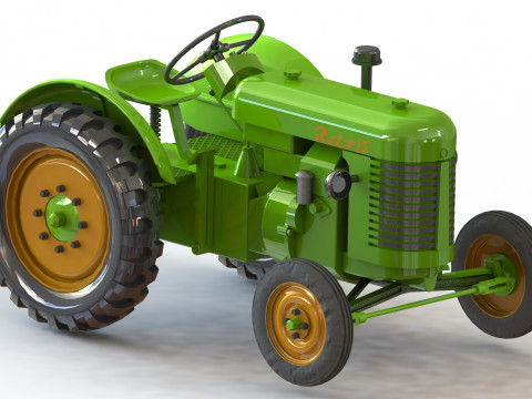Zetor 15 tractor - 1-72 Modelo de Impressão 3D