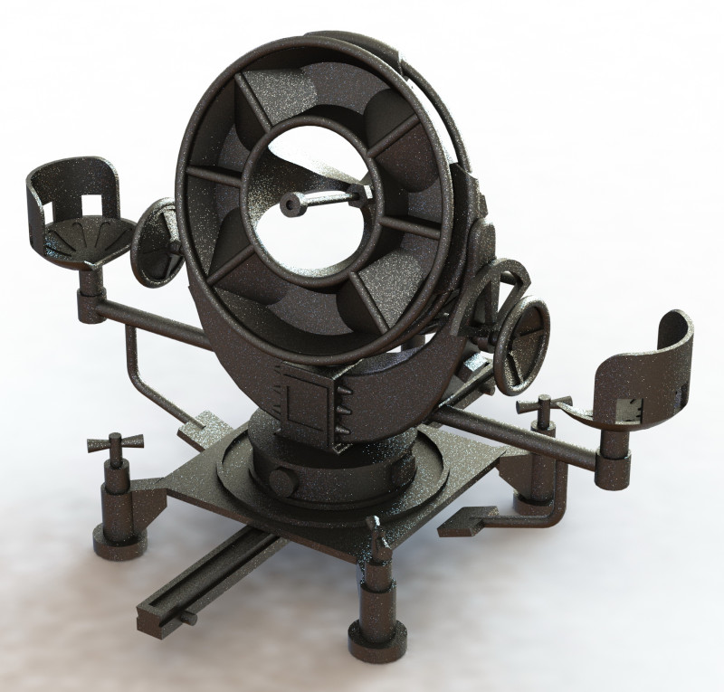 Ring funnel directional receiver - 1-72 3D Print Model .c4d .max .obj .3ds .fbx .stl .blend 