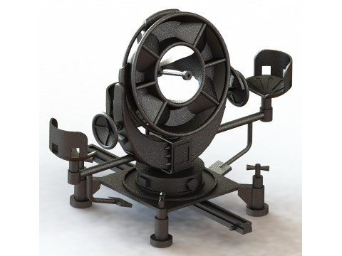 Ring funnel directional receiver - 1-72 3D Print Model