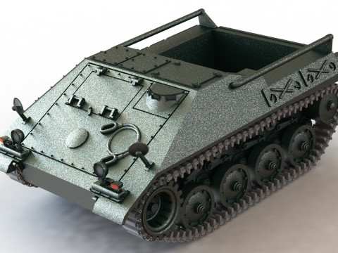 Nachschubpanzer CC 2 Cargo - 1-72 3D Print Model