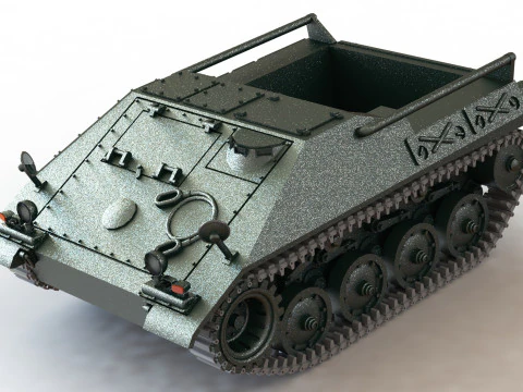 Nachschubpanzer CC 2 Cargo - 1-72 Modelo de impresión 3D