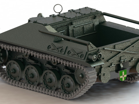 Nachschubpanzer CC 2 Cargo - 1-72 3D Print Model