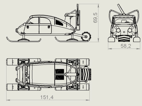 Tatra V 855 1-35 3D Print Model