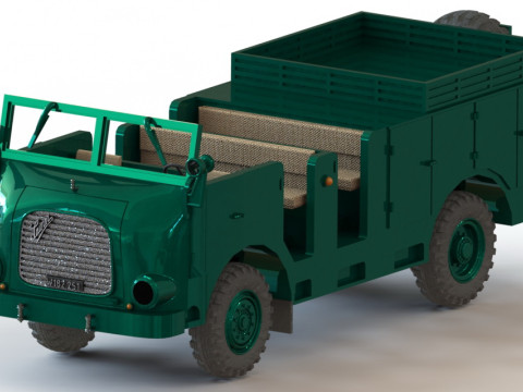 Saurer 6-GAVR-Z - 1-87 3D 프린트 모델